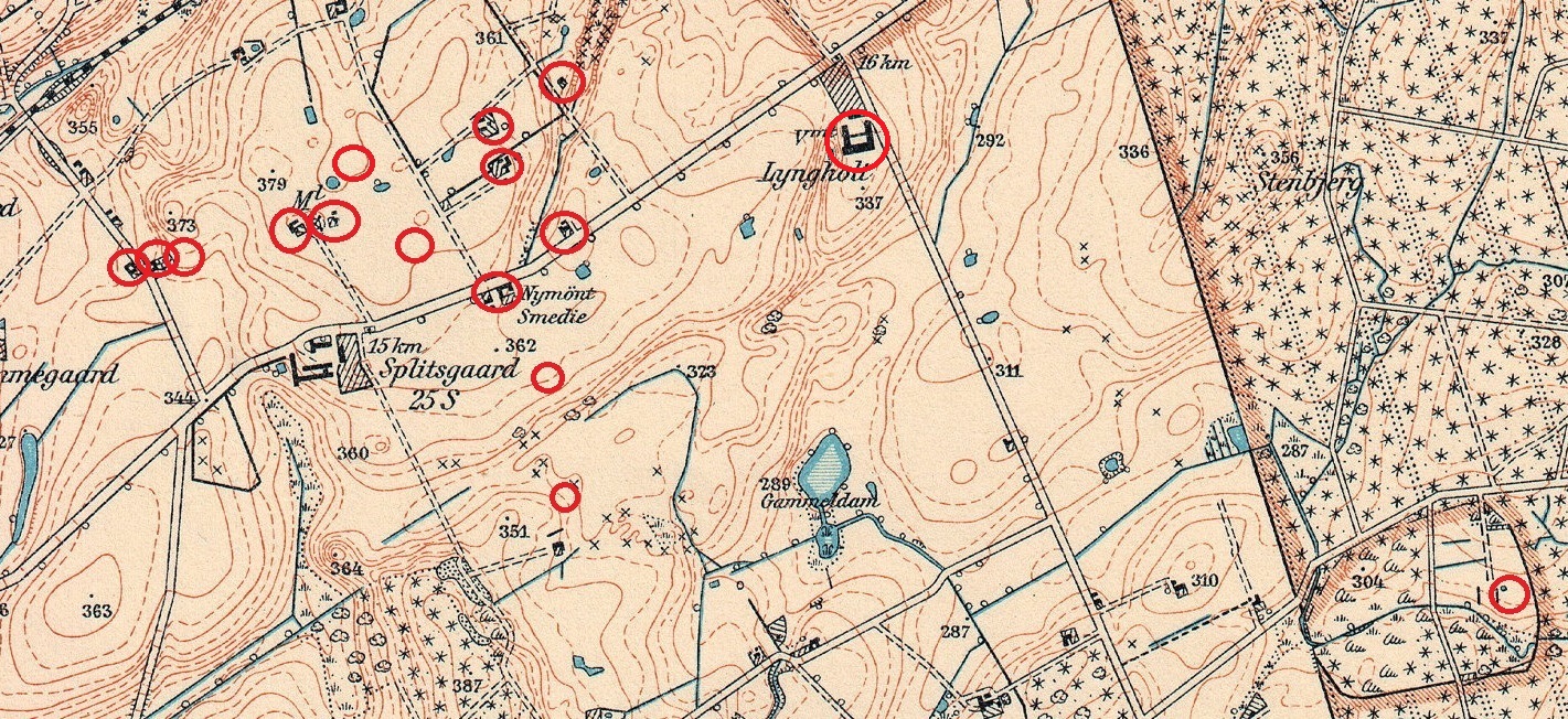 Klemensker - 25. Slg. Grund Og Fortov - Splitsgård - Bornholms Historie